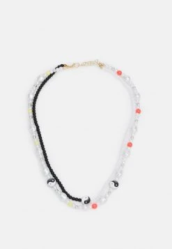 Fire & Glory COMBI NECKLACE - Necklace - Bright White