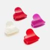 Fire & Glory HEART HAIRSHARK 4 PACK - Hair Styling Accessory - Red -Fire&Glory shop 06d5bc70a7e049058cb67c7da610bbd3