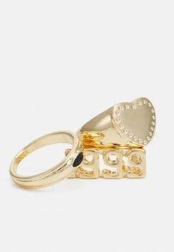 Fire & Glory FGYEAR 3 PACK - Ring - Gold-coloured -Fire&Glory shop 08e222a695664f71bf1196444071e1e3