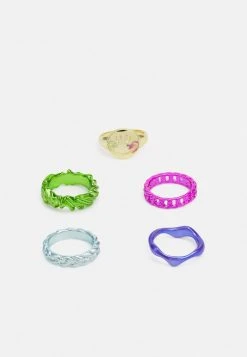 Fire & Glory 5 PACK - Ring - Gold-coloured/multi-coloured
