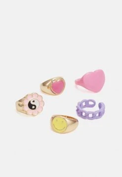 Fire & Glory HAPPI 5 PACK - Ring - Gold-coloured -Fire&Glory shop 134bb5ec59024b67bd882d5ca3b3f1e7