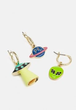 Fire & Glory LUCCA EARRINGS 3 PACK - Earrings - Gold-coloured/multi -Fire&Glory shop 15e7bb5fb85f4eafb58e57563384fab2