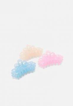 Fire & Glory LEONORA HAIRSHARK 3 PACK - Hair Styling Accessory - Kentucky Blue/pink/peach