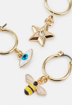 Fire & Glory FGKATHERINA EARRINGS 4 PACK - Earrings - Gold-coloured -Fire&Glory shop 1d4f9e7f47954dc7b3d21a3b571a7bfc
