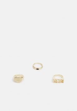 Fire & Glory FGYEAR 3 PACK - Ring - Gold-coloured