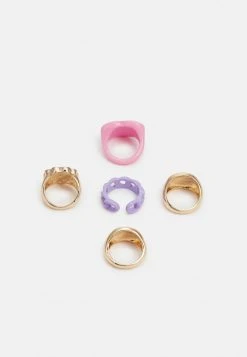 Fire & Glory HAPPI 5 PACK - Ring - Gold-coloured -Fire&Glory shop 34470e07ee3b4aed900f2f27f273f2b9