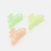 Fire & Glory SARA HAIRSHARK 3 PACK - Hair Styling Accessory - Peach/green