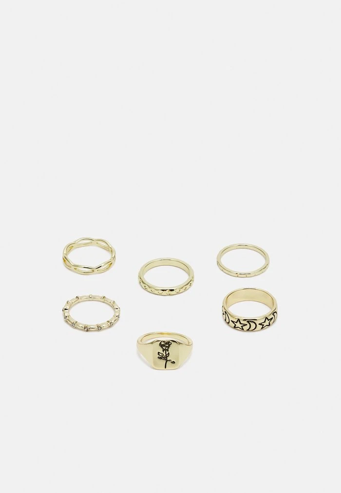 Fire & Glory THEA RINGS 6 PACK - Ring - Gold-coloured 3 Fire & Glory THEA RINGS 6 PACK - Ring - Gold-coloured