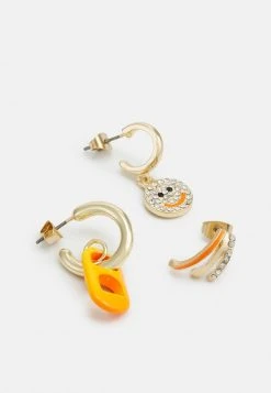 Fire & Glory LAI EARRINGS 3 PACK - Earrings - Gold-coloured/multi -Fire&Glory shop 4202099b1b434dff9680d2b4748606c1
