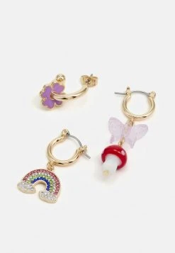 Fire & Glory SUSANNE EARRINGS 3 PACK - Earrings - Gold-coloured -Fire&Glory shop 43d71e64b8bd47d79afe410247189e3c