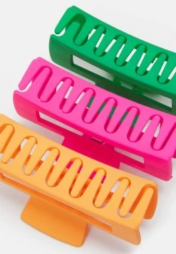 Fire & Glory YOLINDA HAIRSHARK 3 PACK - Hair Styling Accessory - Poison Green/pink/orange -Fire&Glory shop 452c8b04859c4d02855792b933df0691