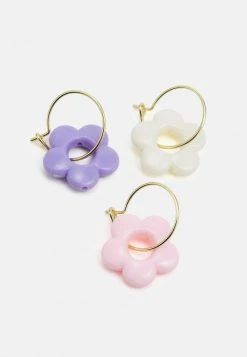 Fire & Glory KLIO EARRINGS 3 PACK - Earrings - Gold-coloured/multi-coloured -Fire&Glory shop 482a572784b34e8cba82f7ecbf665dc2