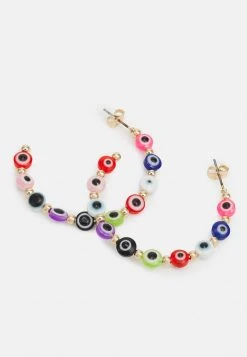 Fire & Glory FGKAIA HOOP EARRINGS - Earrings - Gold-coloured/multi Coloured -Fire&Glory shop 4faf16c29dd64628ba5613d016f4f9be