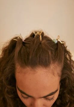 Fire & Glory FGANJA HAIRSHARK 4 PACK - Hair Styling Accessory - Dahlia Purple/eggnog/turtle/little Boy Blue