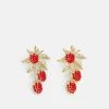 Fire & Glory EMMA EARRING - Earrings - Gold-coloured/red -Fire&Glory shop 5c42855ea6084e5b9b86431c61366f40