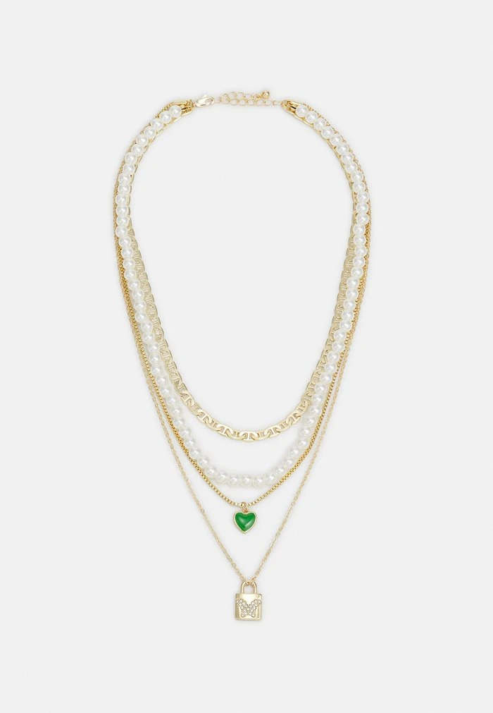 Fire & Glory LAIBI COMBI NECKLACE - Necklace - Gold-coloured 3 Fire & Glory LAIBI COMBI NECKLACE - Necklace - Gold-coloured