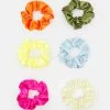 Fire & Glory SCRUNCHIE 6 PACK - Hair Styling Accessory - Multi