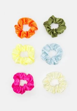 Fire & Glory SCRUNCHIE 6 PACK - Hair Styling Accessory - Multi