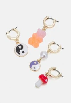 Fire & Glory JADA EARRINGS 4 PACK - Earrings - Gold-coloured -Fire&Glory shop 779c9b8a92974fe582c7d1caf4ba923f