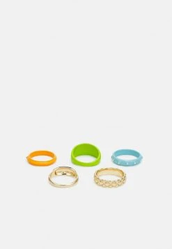 Fire & Glory KATHARINA 5 PACK - Ring - Gold-coloured/multi -Fire&Glory shop 87b8e71a58d74f85842c1293f5428d6f