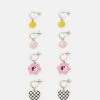 Fire & Glory FGQULLIA EARRINGS 4 PACK - Earrings - Gold-coloured -Fire&Glory shop 8c050d852fe840cf9cb0b66db8c182cc