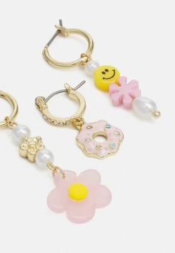 Fire & Glory MILLIE EARRINGS 3 PACK - Earrings - Gold-coloured/multi -Fire&Glory shop 8d9ce07dc3d1471390134f1bfcc0b67a