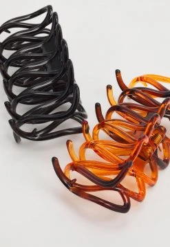 Fire & Glory FGVIKTORIA HAIRSHARK 2 PACK - Hair Styling Accessory - Black/brown -Fire&Glory shop 9015319a6bb5424d83aff71c750455ce