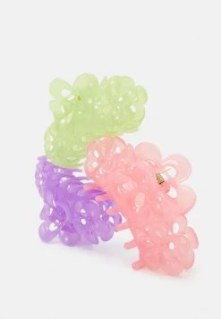 Fire & Glory LEONORA HAIRSHARK 3 PACK - Hair Styling Accessory - Lavendula Pink/lime Green -Fire&Glory shop 981fa5c508334885a58e66b97e01009b