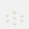 Fire & Glory 7 PACK - Ring - Gold-coloured -Fire&Glory shop 995b705246b84f7da3684179cbfc1c86