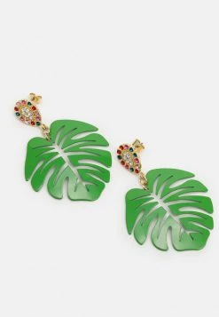 Fire & Glory LEAF EARRINGS - Earrings - Gold-coloured/multi -Fire&Glory shop 9b9a981facad4ddea4f482082a5df1dd