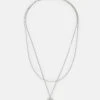 Fire & Glory TEDDI COMBI NECKLACE - Necklace - Silver-coloured -Fire&Glory shop a4d13e7d366c4a7dbdd6c9ffee1a0a95