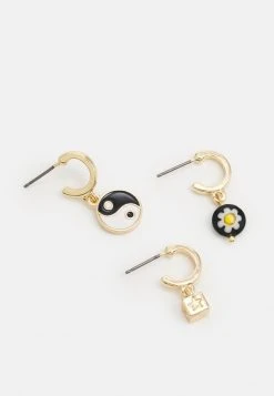 Fire & Glory LINETTE EARRINGS 3 PACK - Earrings - Gold-coloured/multi -Fire&Glory shop ae4b9e59d2174555a4ca70c1d76ee589
