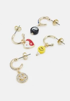 Fire & Glory FGRILLA EARRINGS 4 PACK - Earrings - Gold-coloured/multi -Fire&Glory shop ba6bc757262a45839758b2717b730c6d