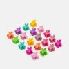Fire & Glory FGFLOWIE MINI HAIRHARK CUP 20 PACK - Hair Styling Accessory - Prism Pink/multi