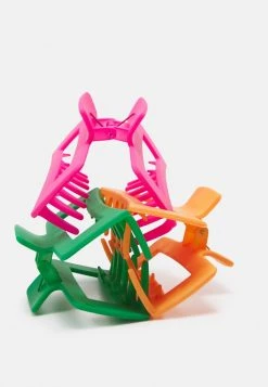 Fire & Glory YOLINDA HAIRSHARK 3 PACK - Hair Styling Accessory - Poison Green/pink/orange -Fire&Glory shop bf170ac07ac749339e70226f6ca01399
