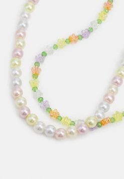 Fire & Glory PERLA COMBI NECKLACE - Necklace - Cloud Dancer/multi -Fire&Glory shop cb42d01b79624dbf8bde29bcb809002a