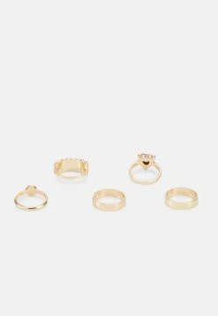 Fire & Glory FGVINNY 5 PACK - Ring - Gold-coloured/strawberry Pink -Fire&Glory shop cb5b46e294ab469ca7841338575b7a93