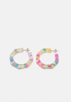 Fire & Glory KIMMIE EARRINGS - Earrings - Cloud Dancer/multi Coloured