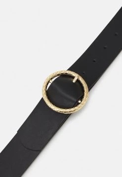 Fire & Glory MAAT WAIST BELT CURVE - Waist Belt - Black/gold-coloured -Fire&Glory shop da3922b884e143da909eb0a9ea48529f