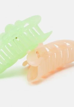 Fire & Glory SARA HAIRSHARK 3 PACK - Hair Styling Accessory - Peach/green -Fire&Glory shop daff11183e7645a78352f82fd17b162b