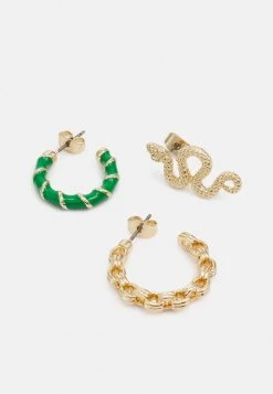 Fire & Glory SNIKKA EARRINGS 3 PACK - Earrings - Gold-coloured/multi -Fire&Glory shop dee37bd86cca4a3fbdaaa123d5b8410d