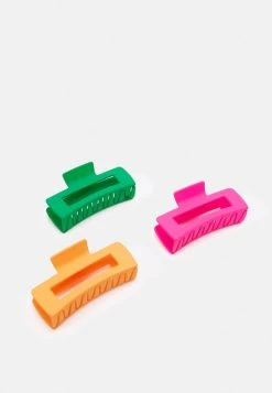 Fire & Glory YOLINDA HAIRSHARK 3 PACK - Hair Styling Accessory - Poison Green/pink/orange