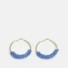 Fire & Glory JUNE HOOP EARRINGS - Earrings - Gold-coloured/blue -Fire&Glory shop e82cca73b6eb474dad63363626c5e076