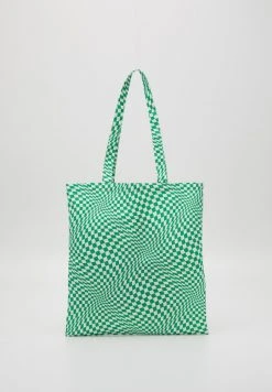 Fire & Glory HAPPIE TOTE BAG - Tote Bag - Poison Green/white