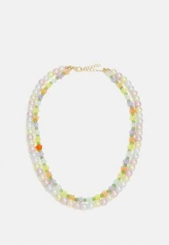 Fire & Glory PERLA COMBI NECKLACE - Necklace - Cloud Dancer/multi