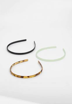 Fire & Glory FGLEA HAIRBAND 3 PACK - Hair Styling Accessory - Pastel Green Multi