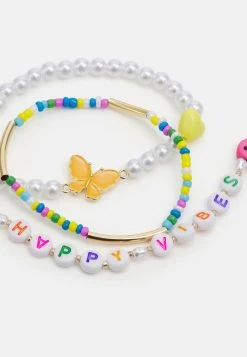 Fire & Glory VIBES BRACELET 3 PACK - Bracelet - Gold-coloured/multi -Fire&Glory shop f8d995019faf4715863becd9a3ee80c9