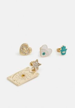 Fire & Glory SIGNE EARRINGS 4 PACK - Earrings - Gold-coloured/multi -Fire&Glory shop f9ca5825f9954eb2849de15fdb555e8f